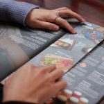 An online delivery food service reduce printing costs